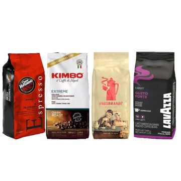 Probierpaket Kaffeebohnen - KRÄFTIG und INTENSIV (4 kg)